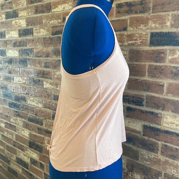 VS Pink Open Racerback Tank— Size Small - Picture 3 of 4